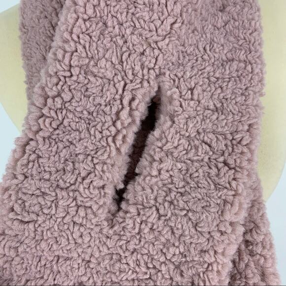 INC Scarf Mauve Pink Soft Fluffy One Size - Picture 3 of 9